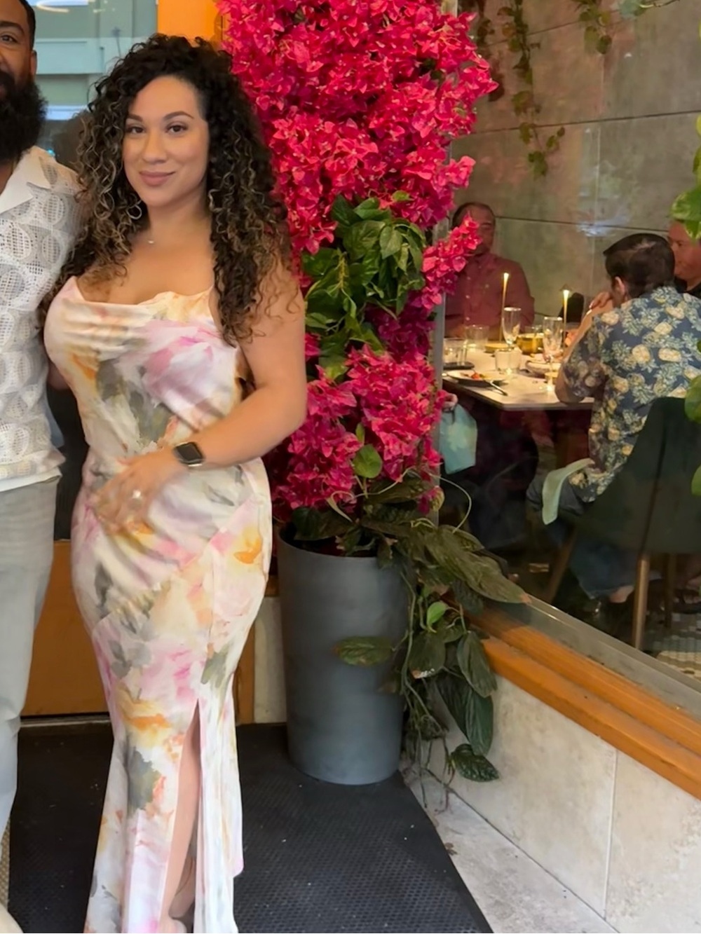 🌸 Rachel Zoe Watercolor Floral Maxi Dress